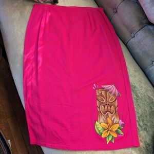 Mode Merr Tiki God Pencil skirt M (sm)